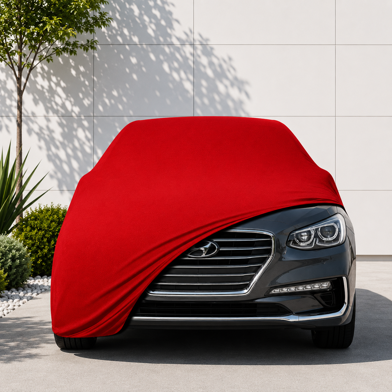 Hyundai Grandeur (2019 –  Günümüz) Araba Brandası Yazlık Kumaş Oto Branda – Araca Özel Uyum