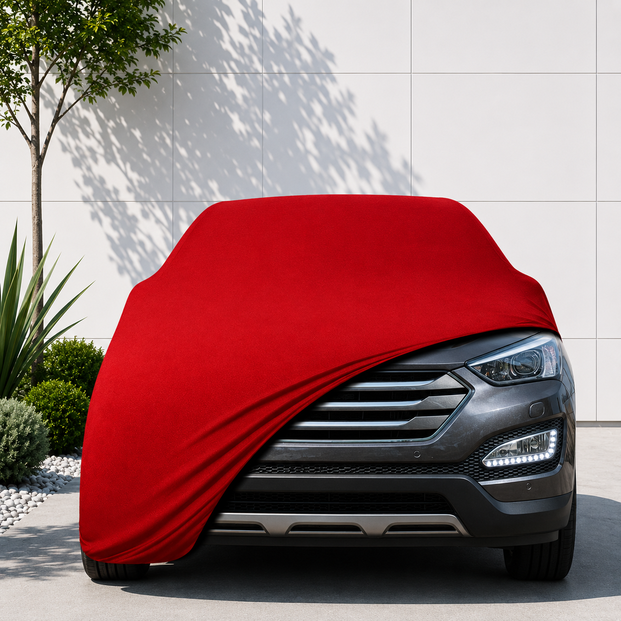 Hyundai Grand Santa Fe Araba Brandası Yazlık Kumaş Oto Branda – Araca Özel Uyum