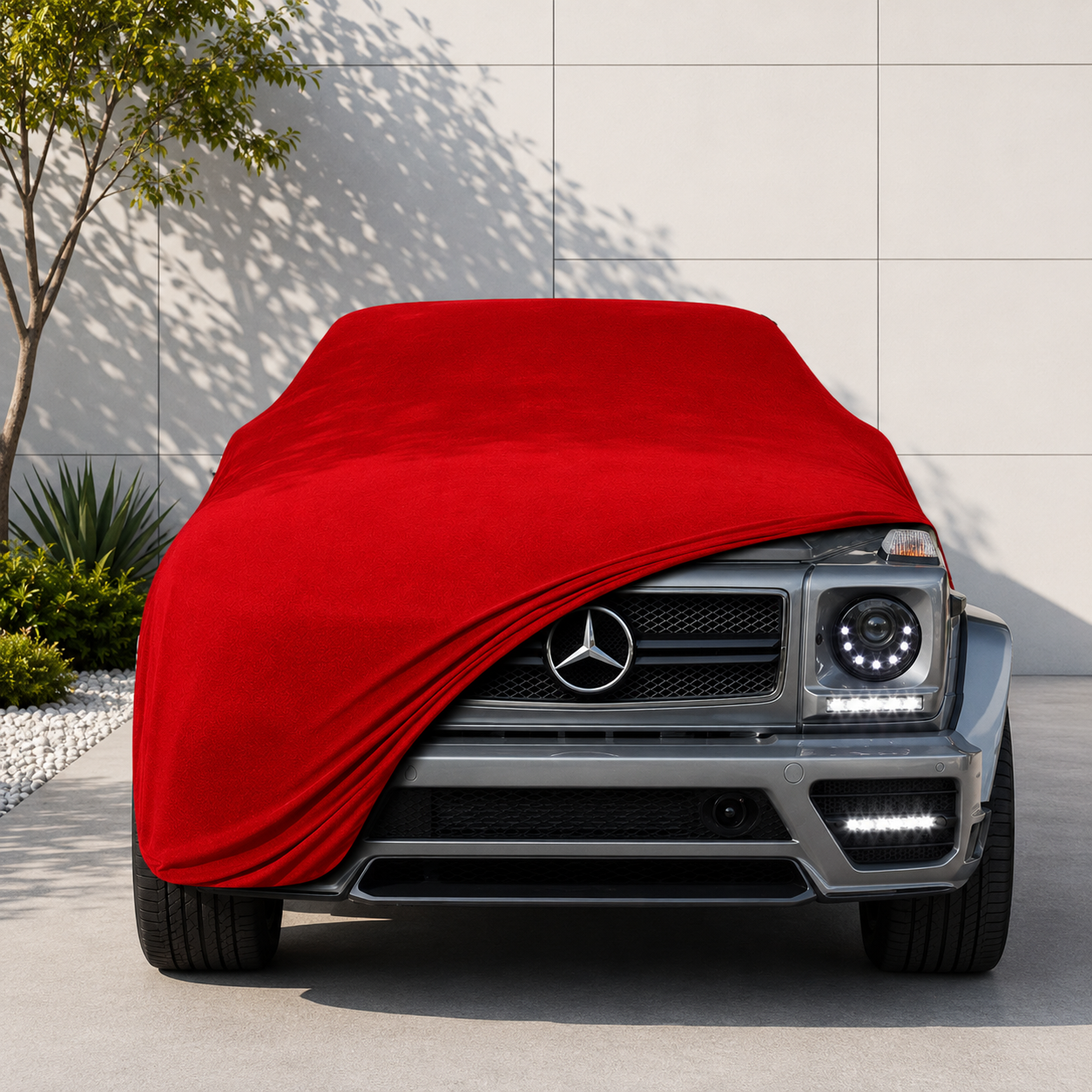 Mercedes Benz G-Serisi SUV (W463) 2018 - 2024 Araba Brandası Yazlık Kumaş Oto Branda – Araca Özel Uyum