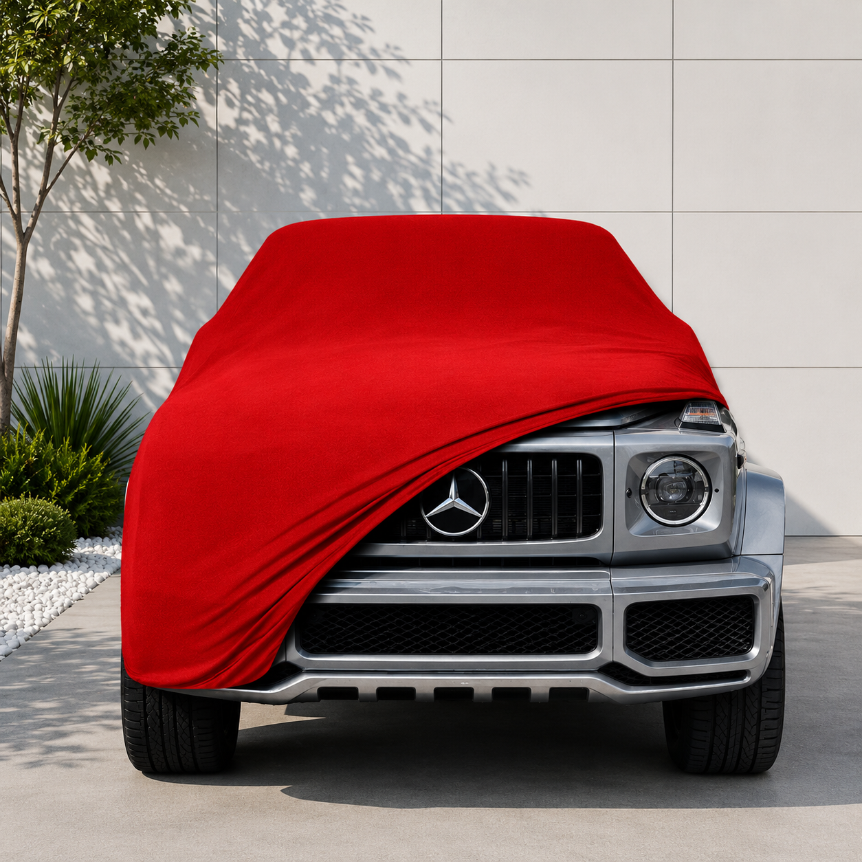Mercedes Benz G-Serisi SUV (W464) 2018 - 2024 Araba Brandası Yazlık Kumaş Oto Branda – Araca Özel Uyum