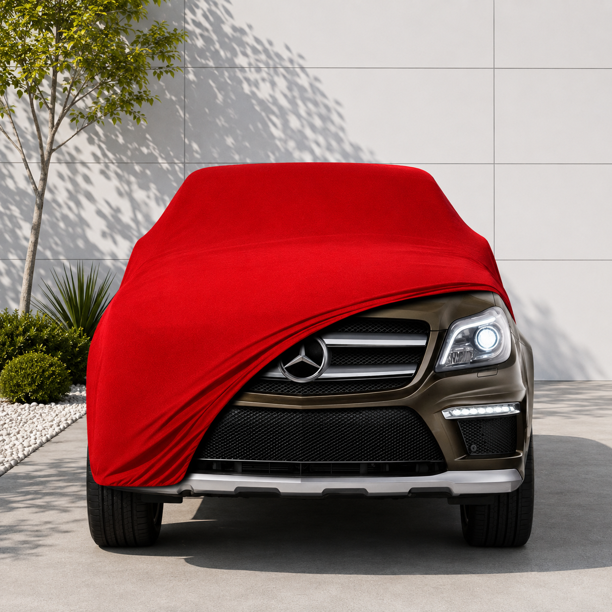 Mercedes Benz GL-Serisi SUV (X166) 2012 - 2015 Araba Brandası Yazlık Kumaş Oto Branda – Araca Özel Uyum