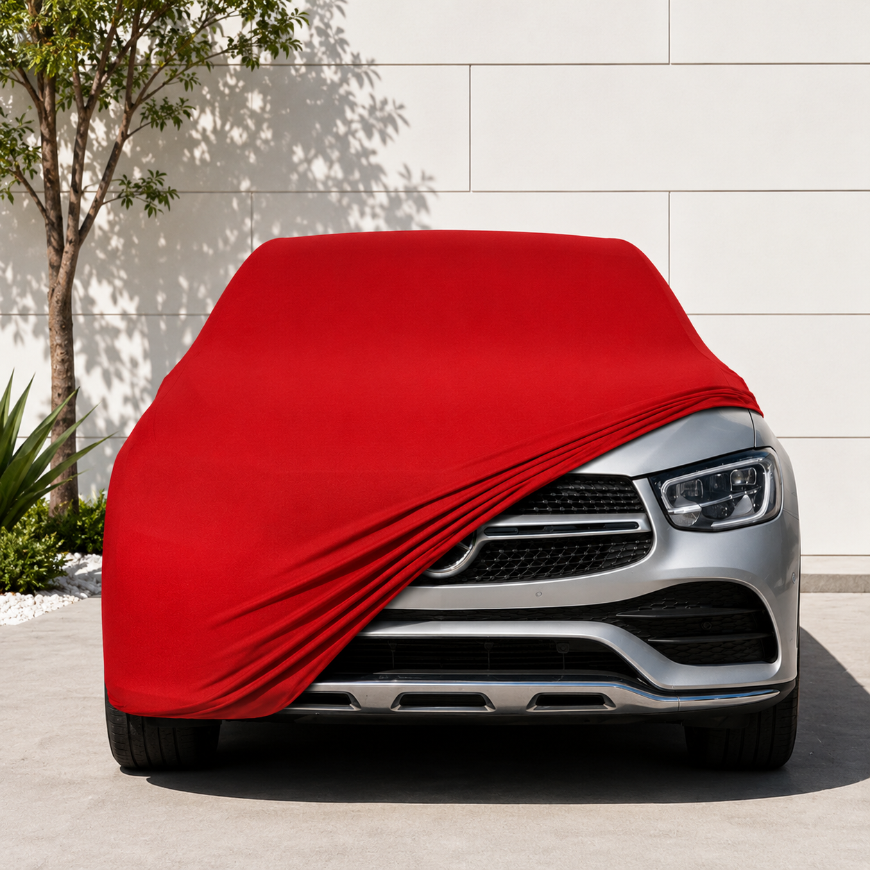 Mercedes Benz GLC-Serisi Coupe (C253) 2016 - 2023 Araba Brandası Yazlık Kumaş Oto Branda – Araca Özel Uyum