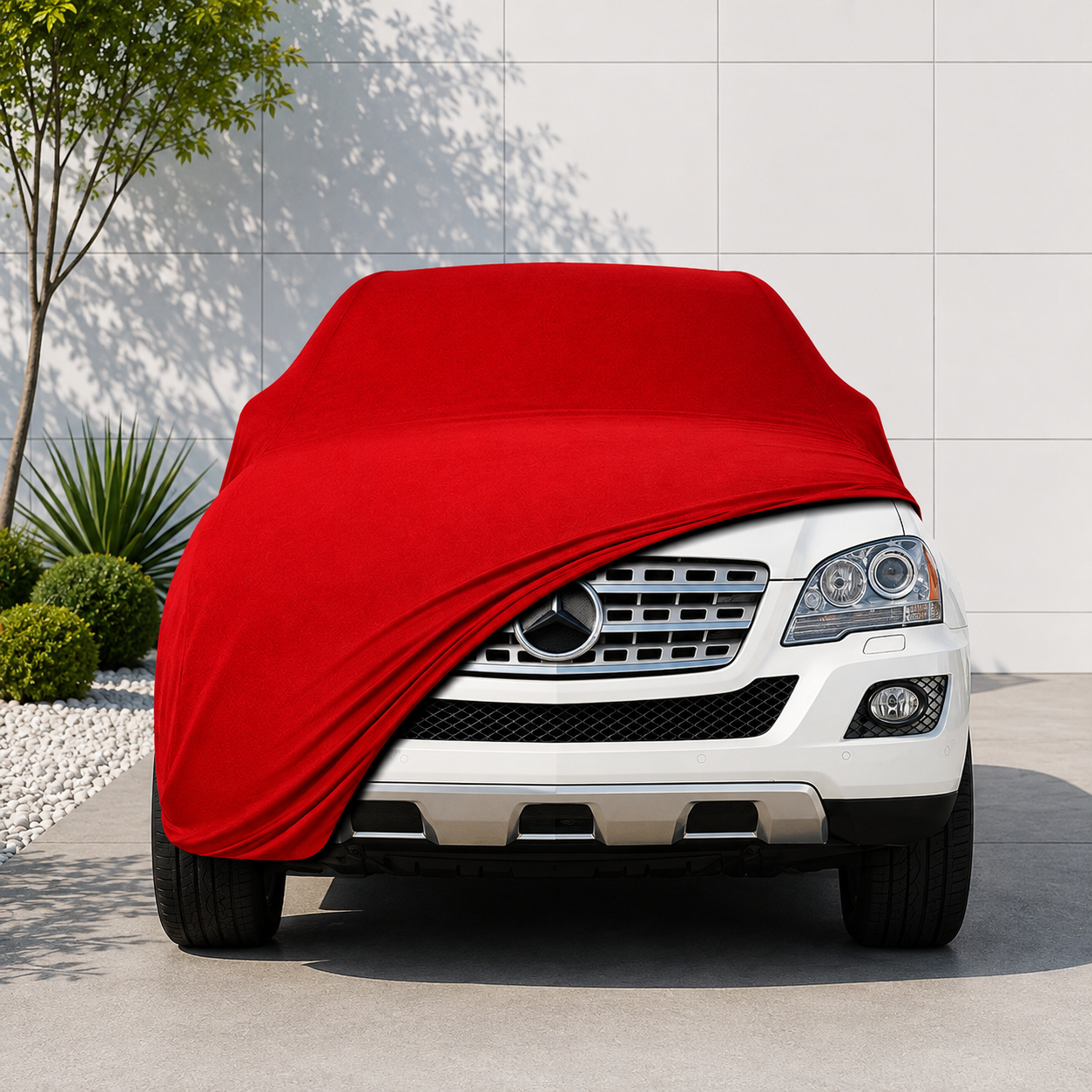 Mercedes Benz ML-Serisi SUV (W164) 2005 - 2011 Araba Brandası Yazlık Kumaş Oto Branda – Araca Özel Uyum
