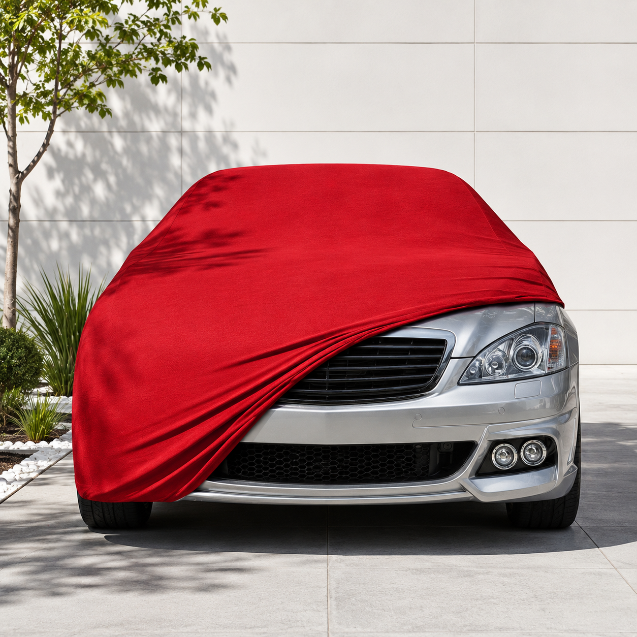 Mercedes Benz S-Serisi  Short (W221) 2005 - 2013 Araba Brandası Yazlık Kumaş Oto Branda – Araca Özel Uyum