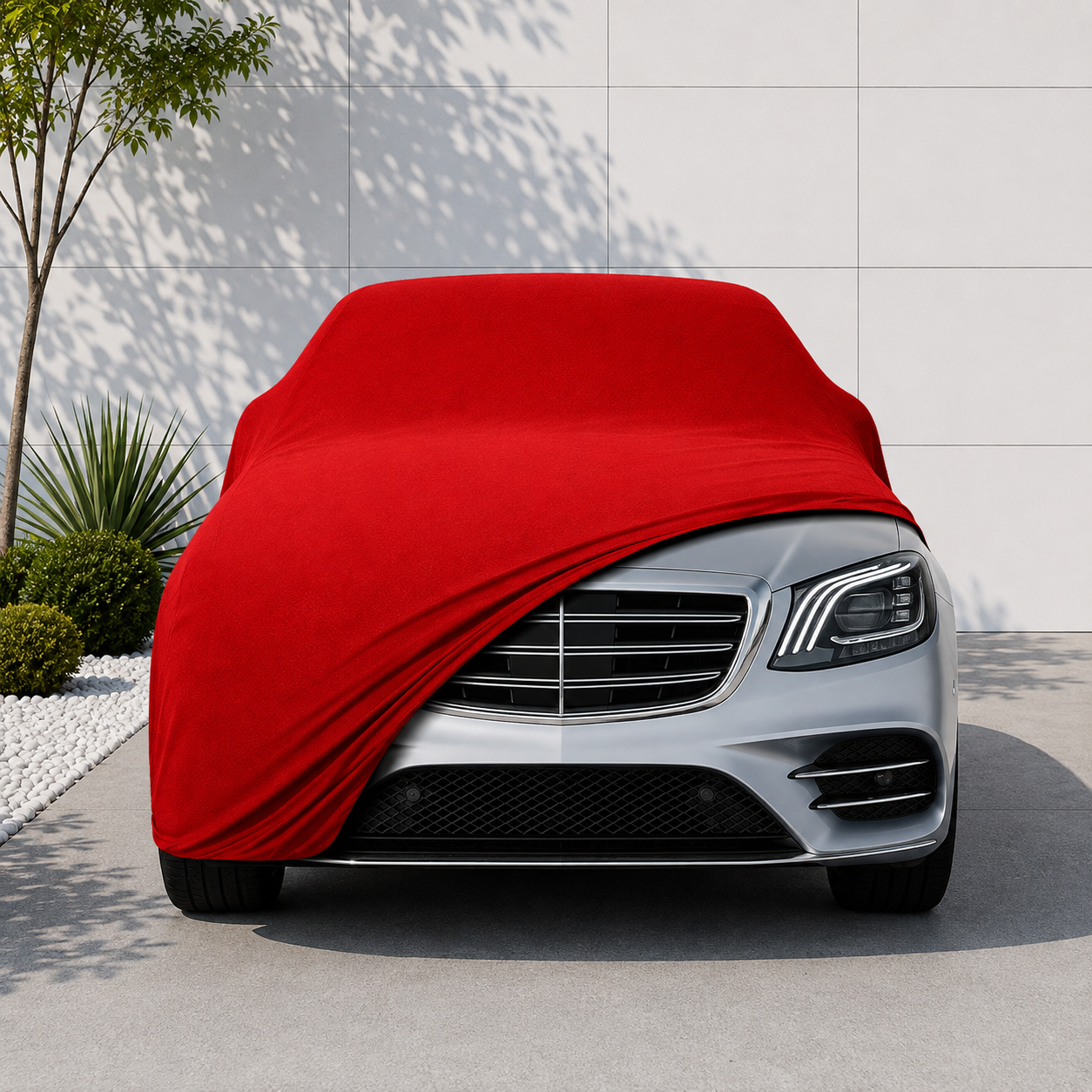 Mercedes Benz S-Serisi Short (W222) 2013 - 2020 Araba Brandası Yazlık Kumaş Oto Branda – Araca Özel Uyum