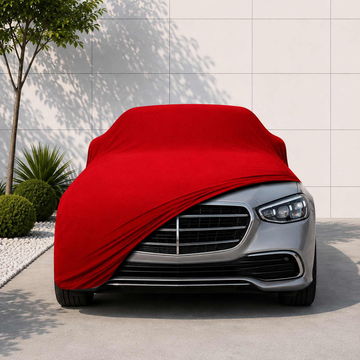 Mercedes Benz S-Serisi  Long (W223) 2020 - 2026 Araba Brandası Yazlık Kumaş Oto Branda – Araca Özel Uyum