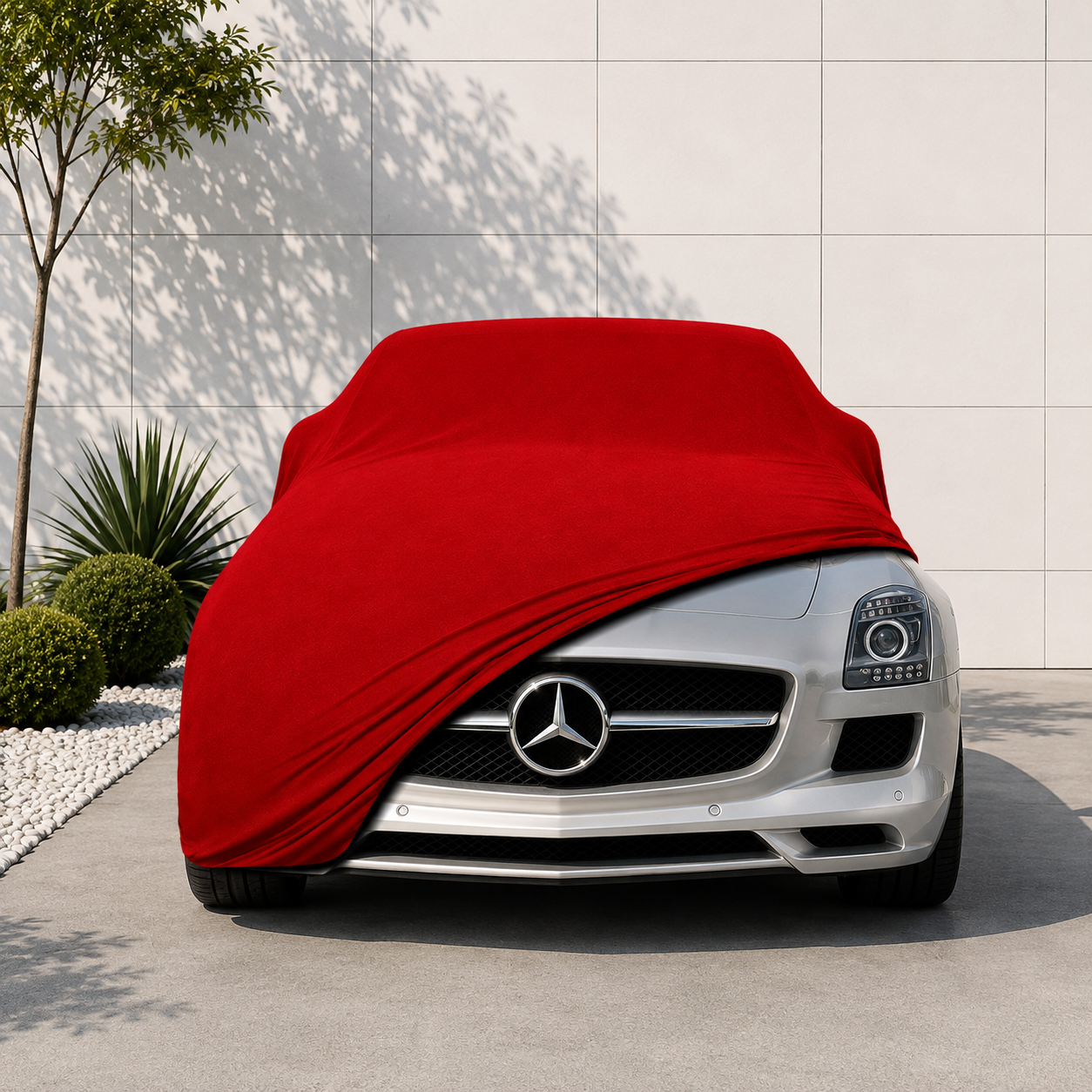 Mercedes Benz SLS AMG Roadster (R197) 2011 - 2014 Araba Brandası Yazlık Kumaş Oto Branda – Araca Özel Uyum