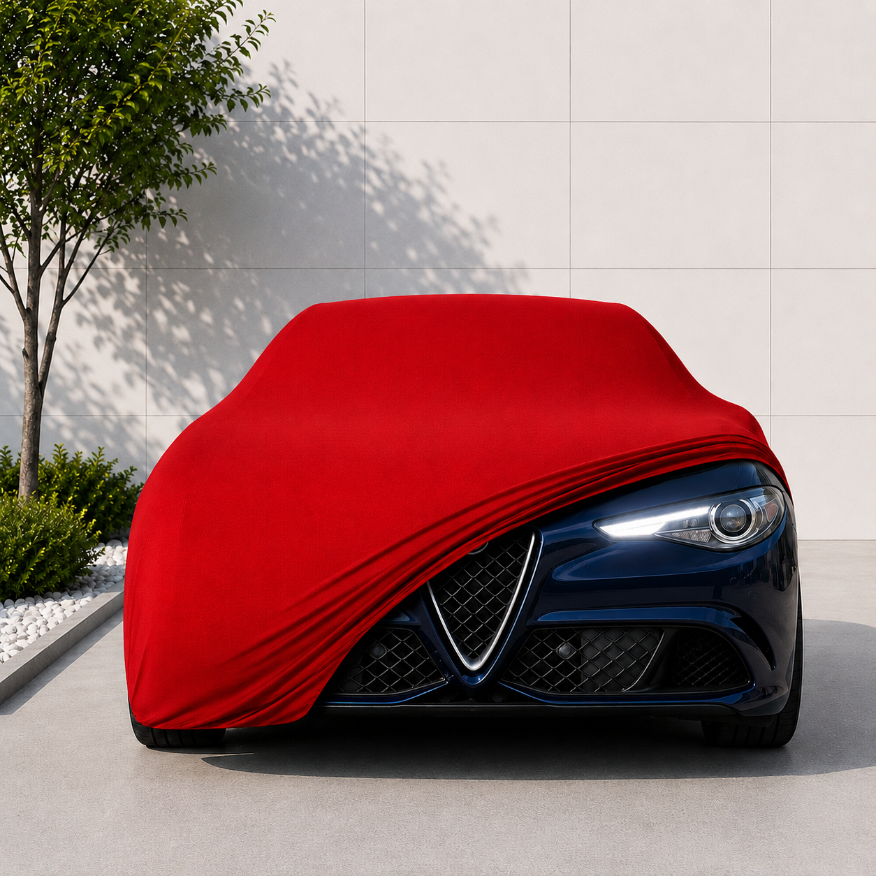 Alfa Romeo Giulia Araba Brandası Yazlık Kumaş Oto Branda – Araca Özel Uyum