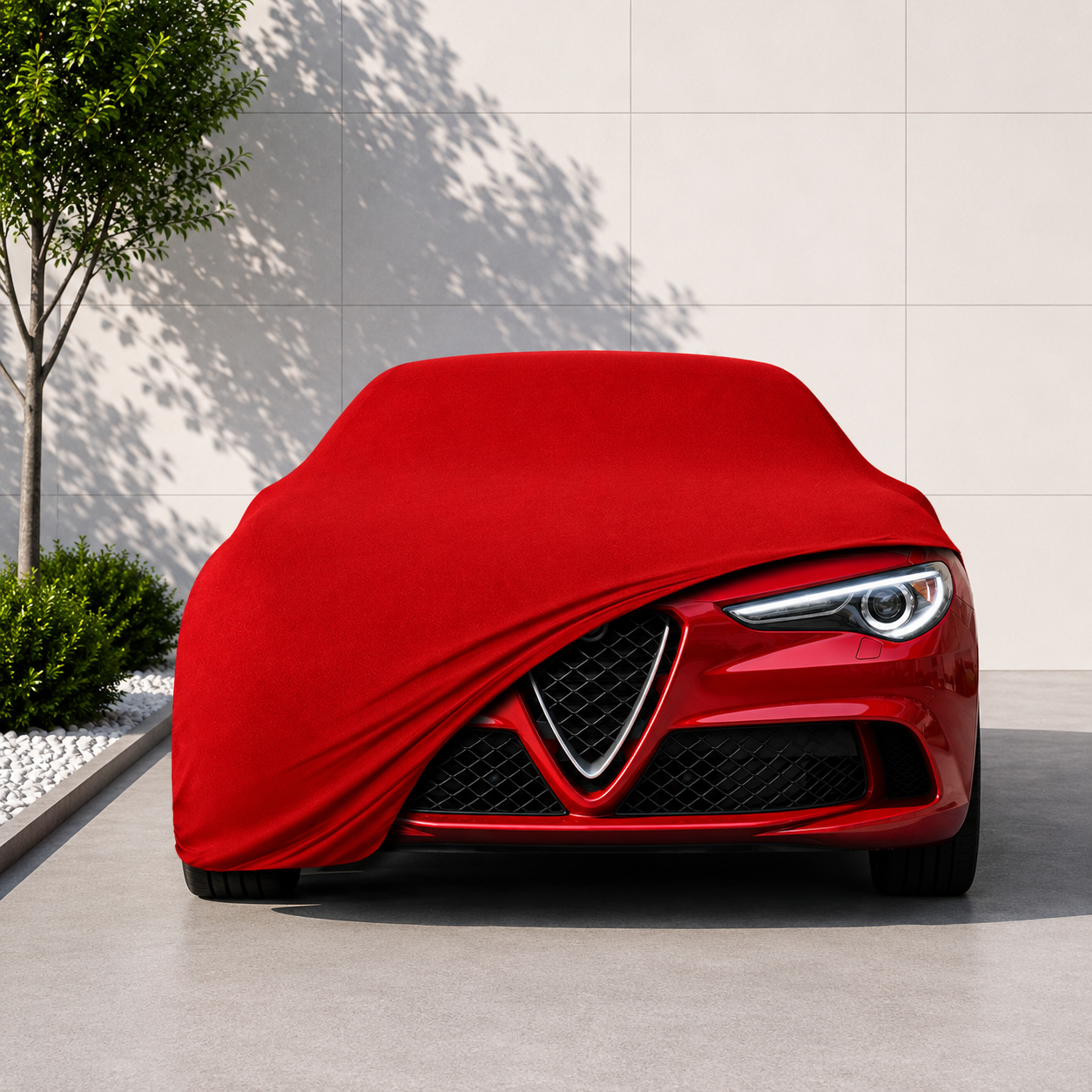 Alfa Romeo Stelvio Araba Brandası Yazlık Kumaş Oto Branda – Araca Özel Uyum