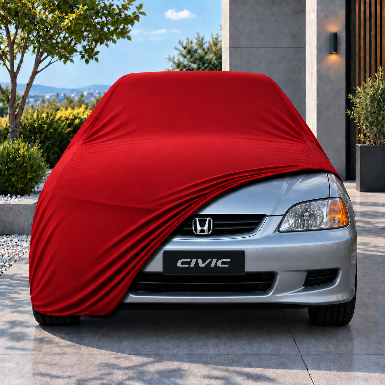 Honda Civic Sedan 2001-2006 Araba Brandası Yazlık Kumaş Oto Branda – Araca Özel Uyum