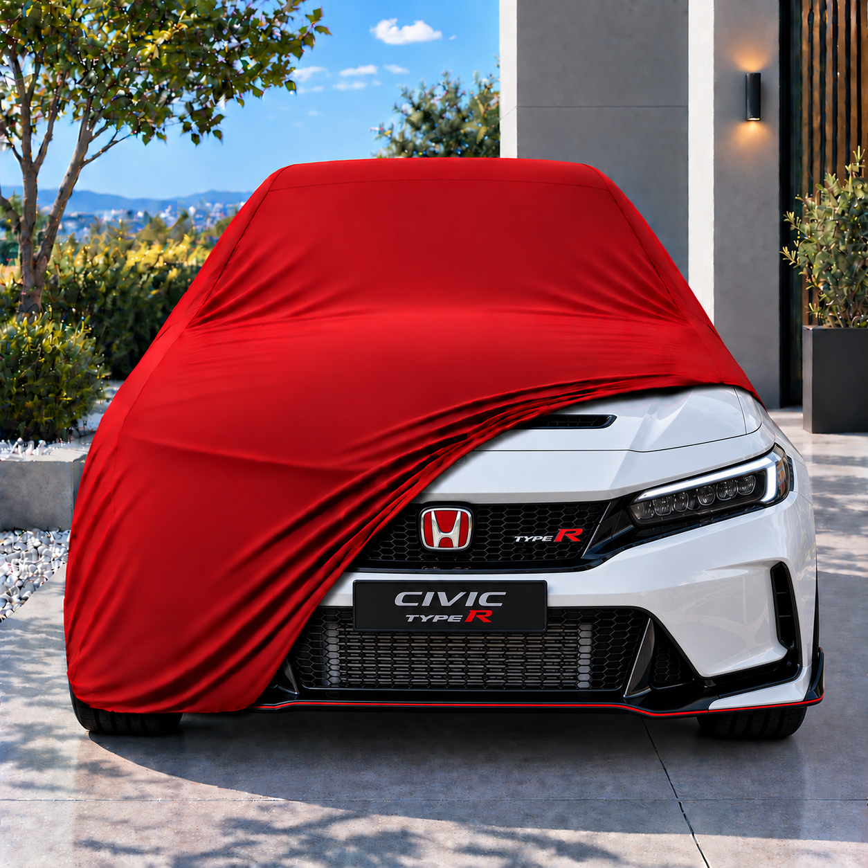 Honda Civic Type R 2023 -Günümüz Araba Brandası Yazlık Kumaş Oto Branda – Araca Özel Uyum