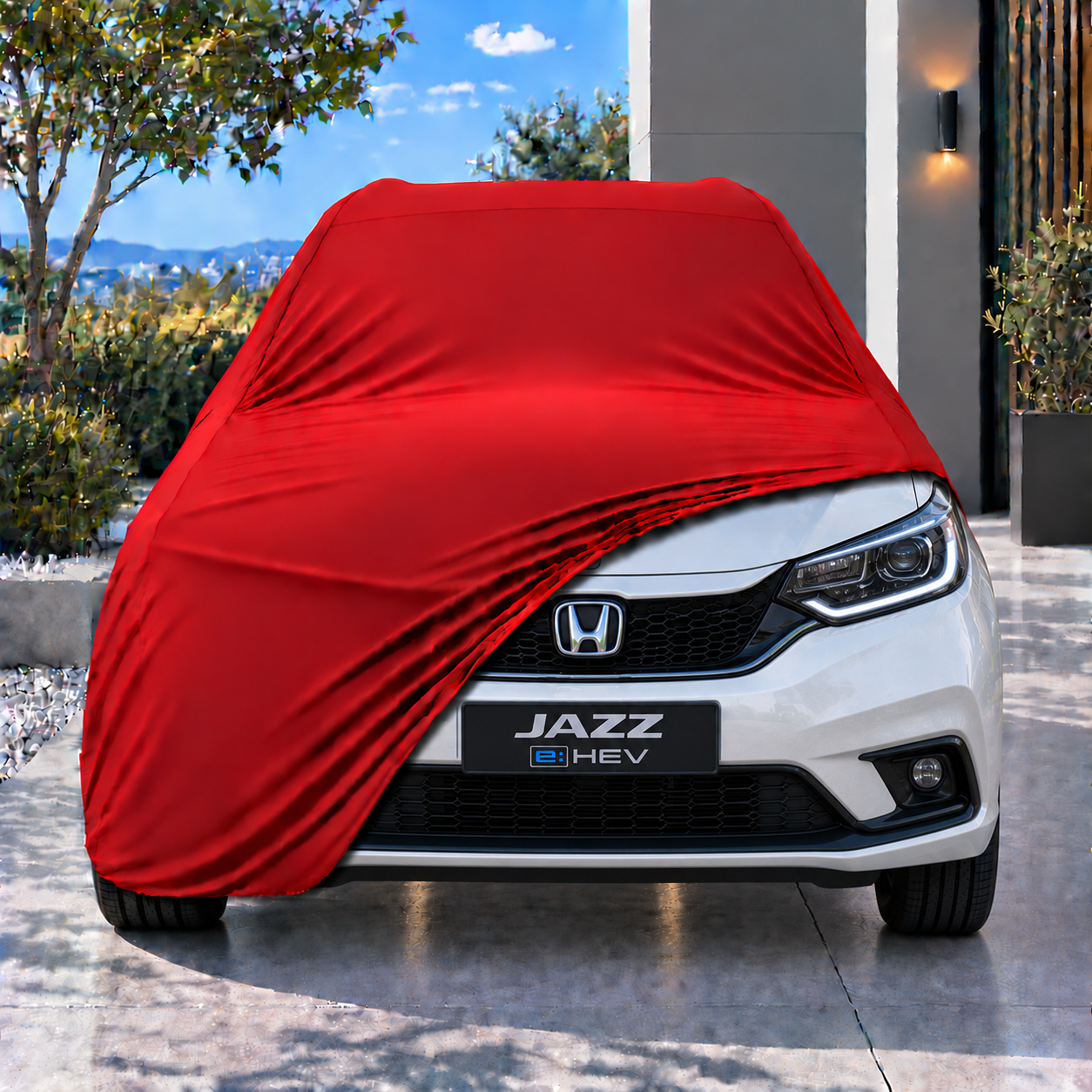 Honda Jazz e:HEV 2020-Günümüz Araba Brandası Yazlık Kumaş Oto Branda – Araca Özel Uyum