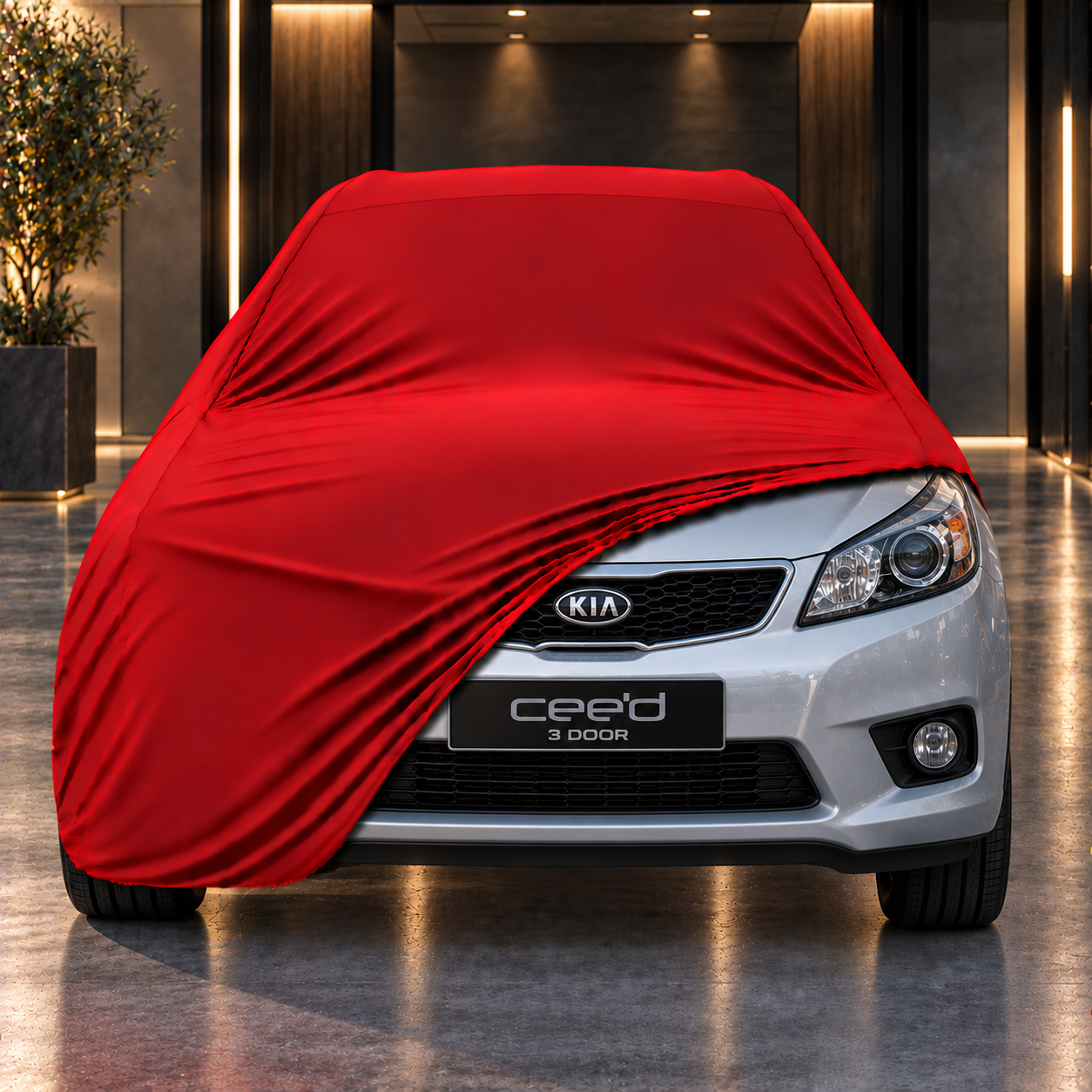 KİA Ceed Hatchback (3 Kapı) 2008-2012 Araba Brandası Yazlık Kumaş Oto Branda – Araca Özel Uyum