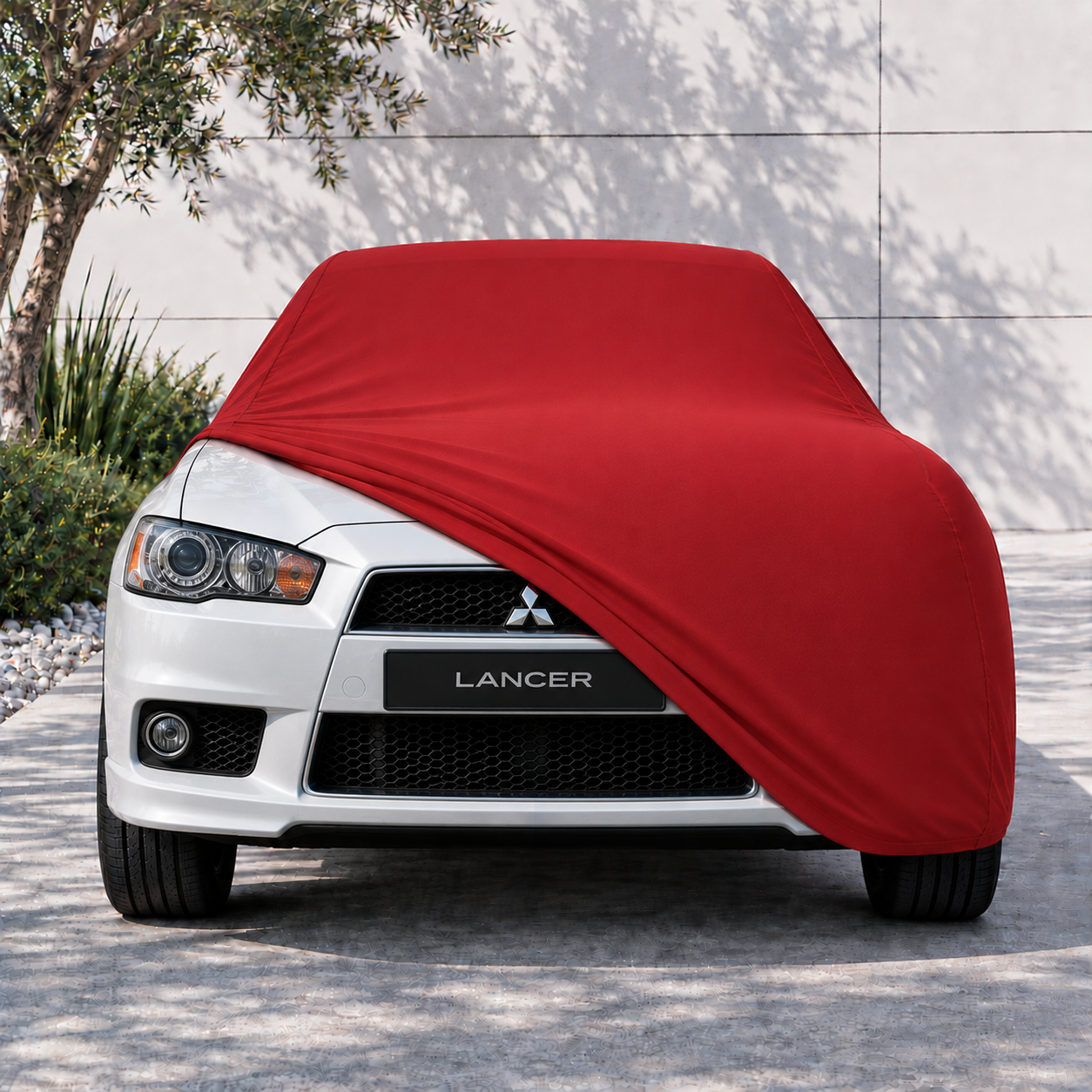 Mitsubishi Lancer Sedan 2007-2017 Araba Brandası Yazlık Kumaş Oto Branda – Araca Özel Uyum