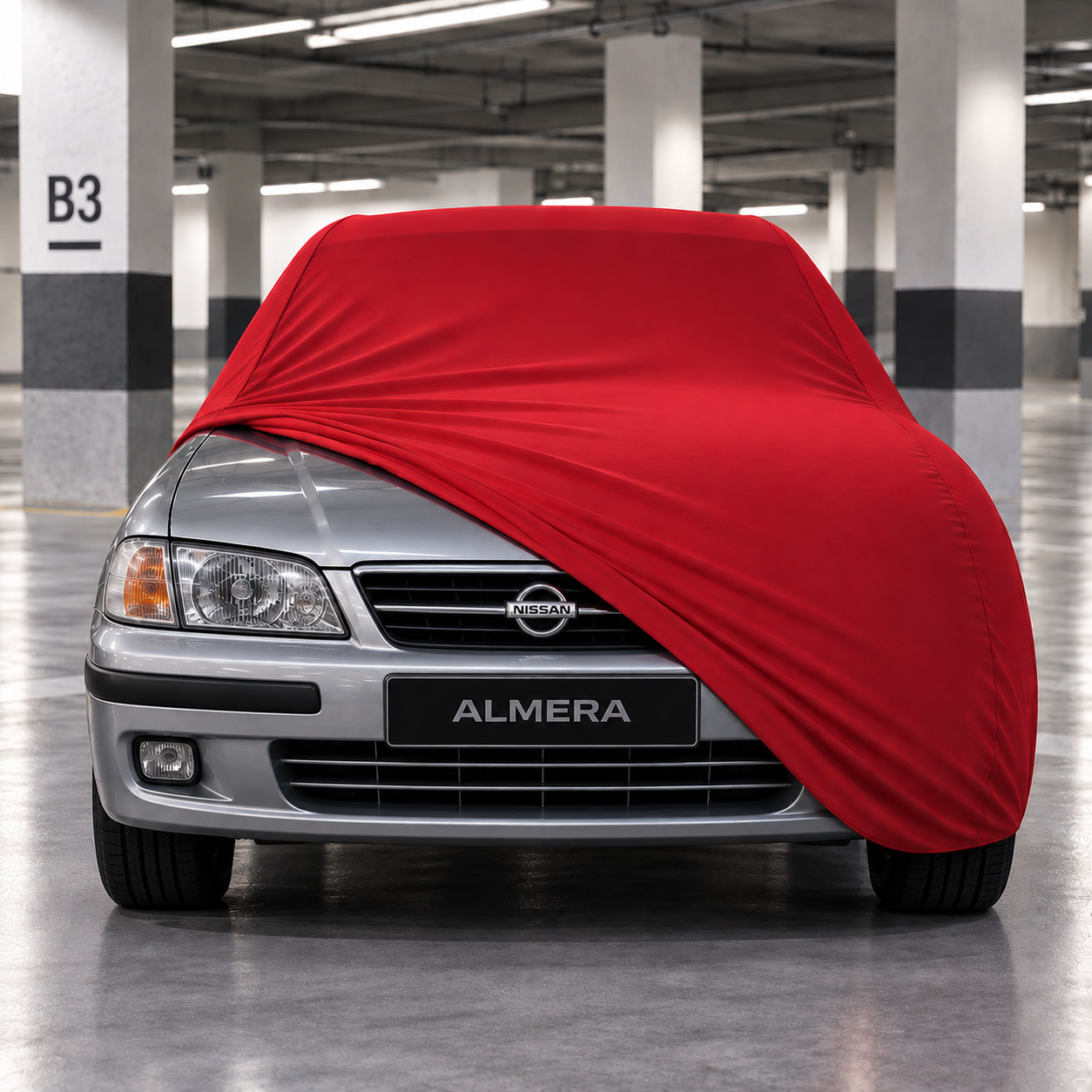Nissan Almera Sedan 2000-2007 Araba Brandası Yazlık Kumaş Oto Branda – Araca Özel Uyum