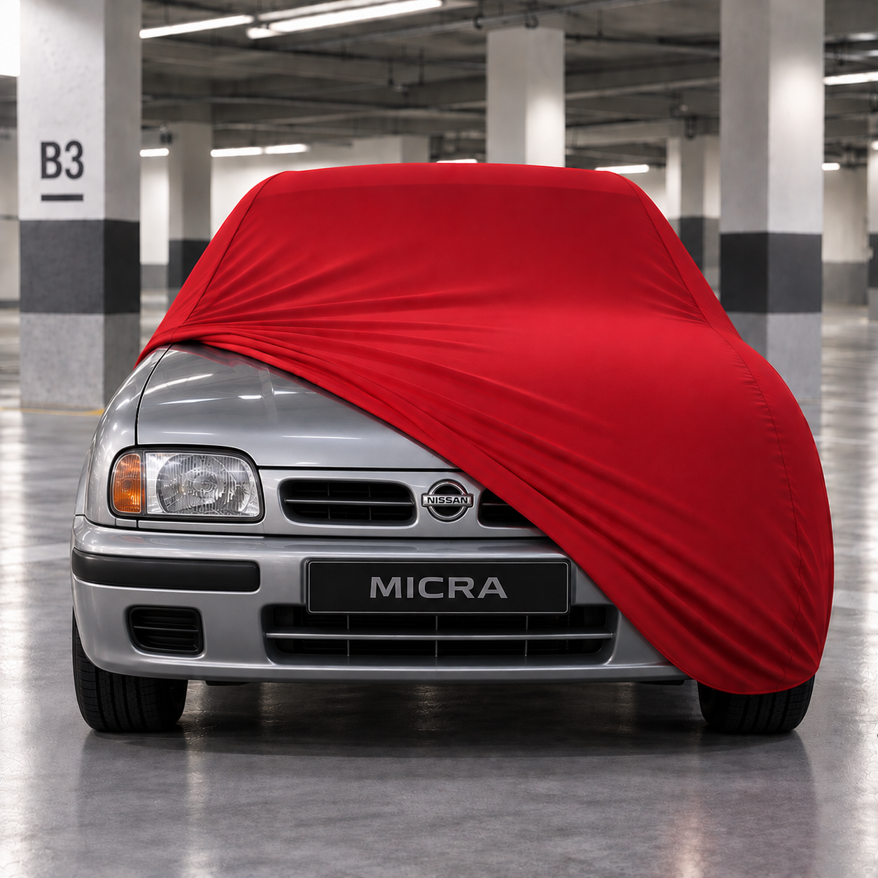 Nissan Micra Hatchback 1993-2002 Araba Brandası Yazlık Kumaş Oto Branda – Araca Özel Uyum