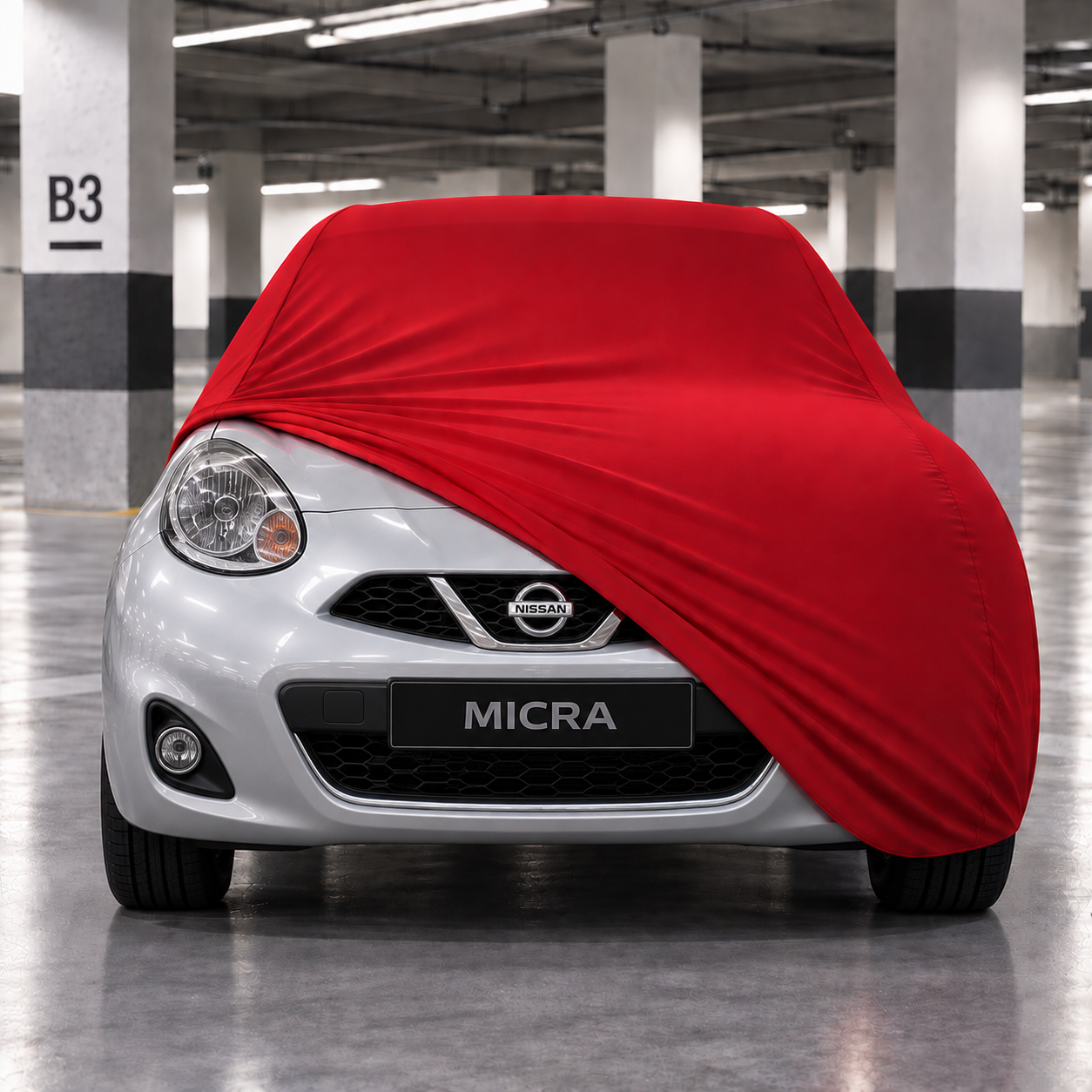 Nissan Micra 2011-2017 Araba Brandası Yazlık Kumaş Oto Branda – Araca Özel Uyum