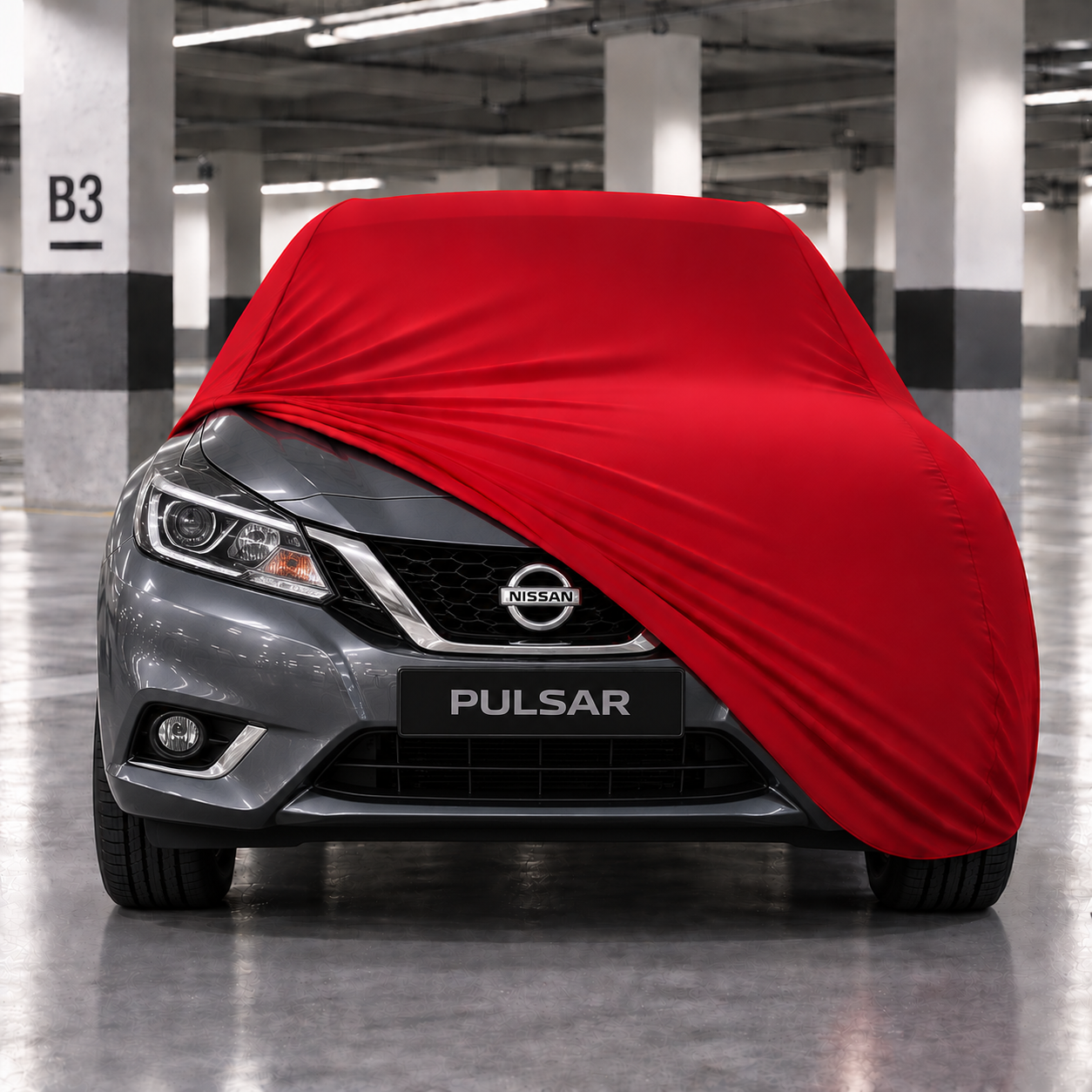 Nissan Pulsar 2016-2018 Araba Brandası Yazlık Kumaş Oto Branda – Araca Özel Uyum