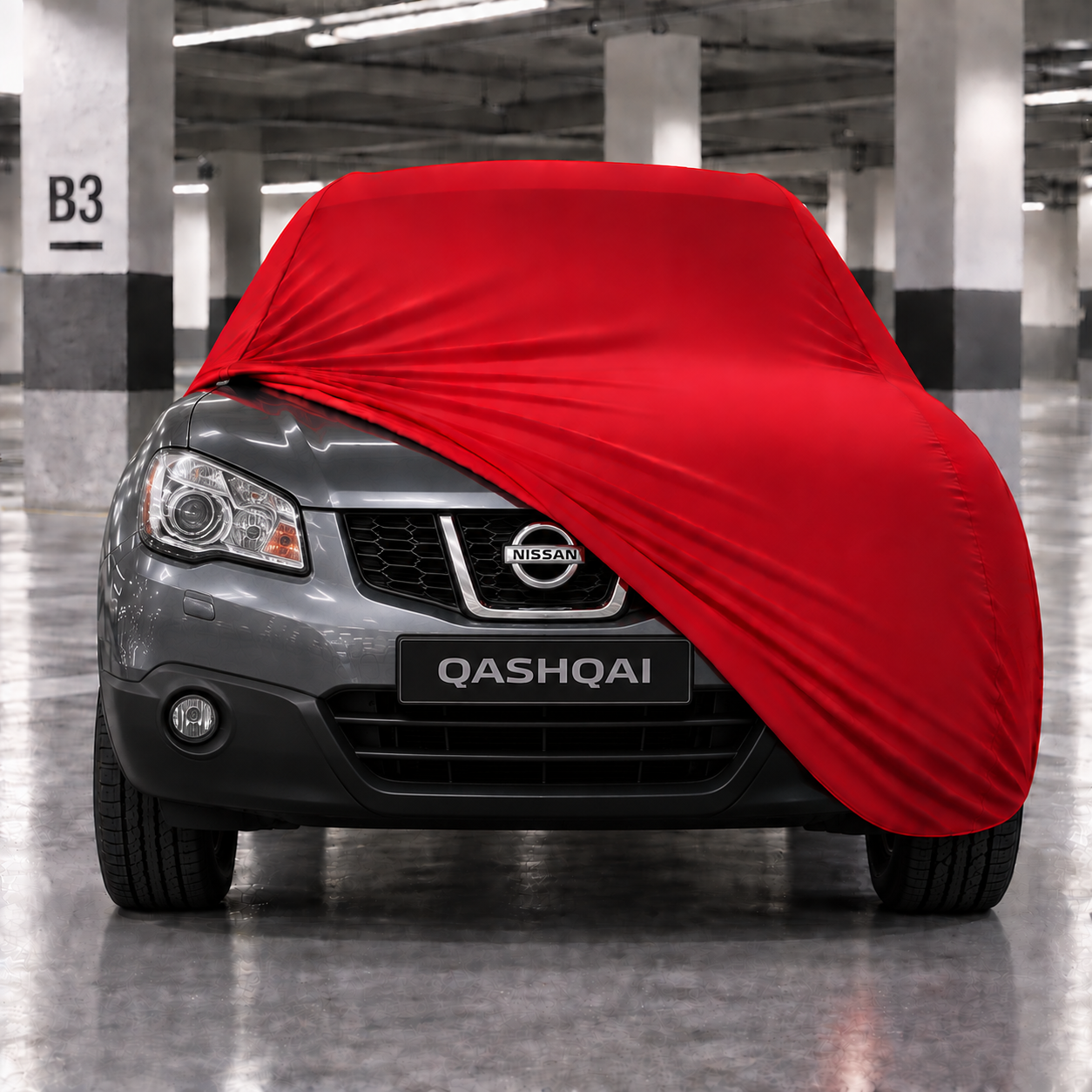 Nissan Qashqai+2 2007-2013 Araba Brandası Yazlık Kumaş Oto Branda – Araca Özel Uyum