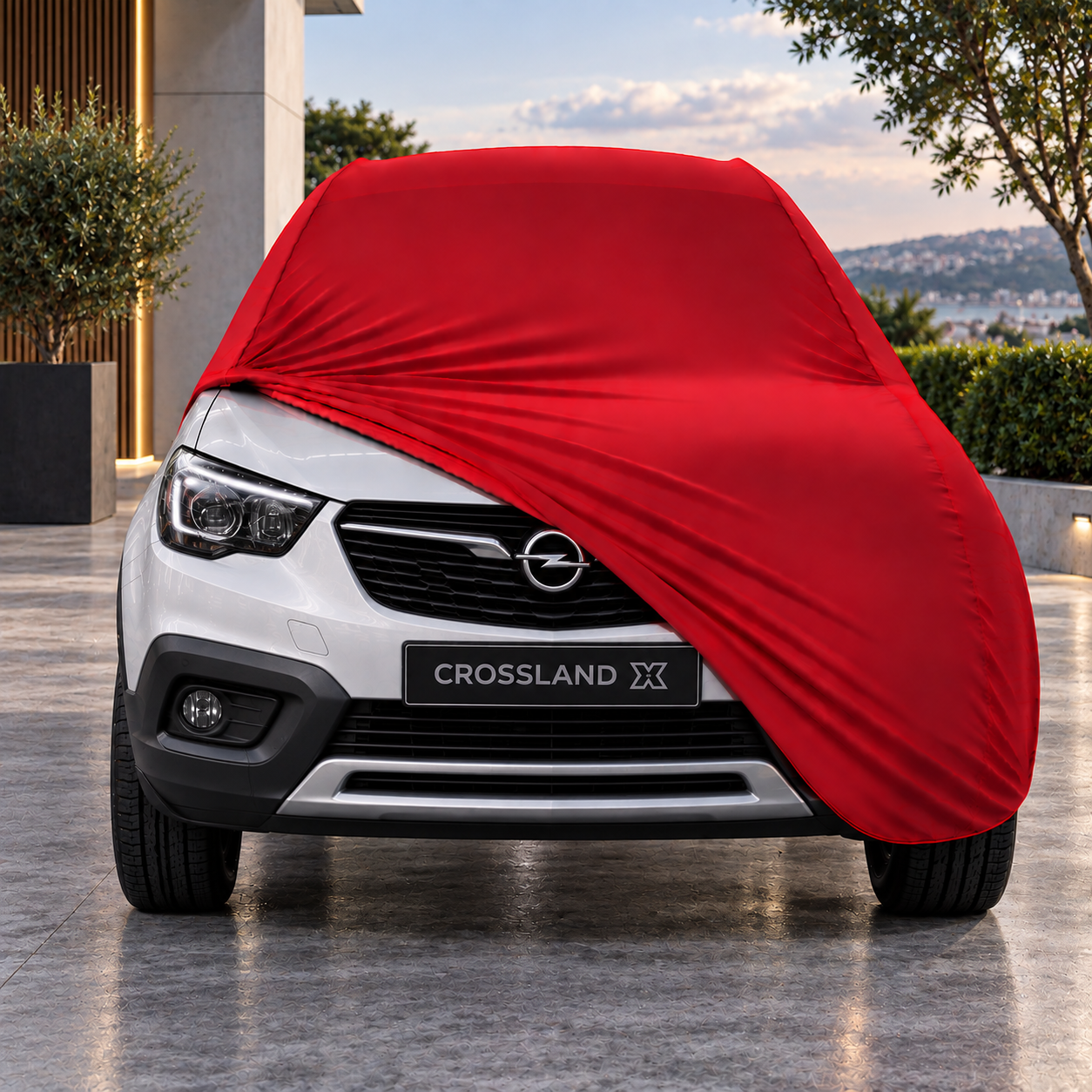 Opel Crossland X 2017-2020 Araba Brandası Yazlık Kumaş Oto Branda – Araca Özel Uyum