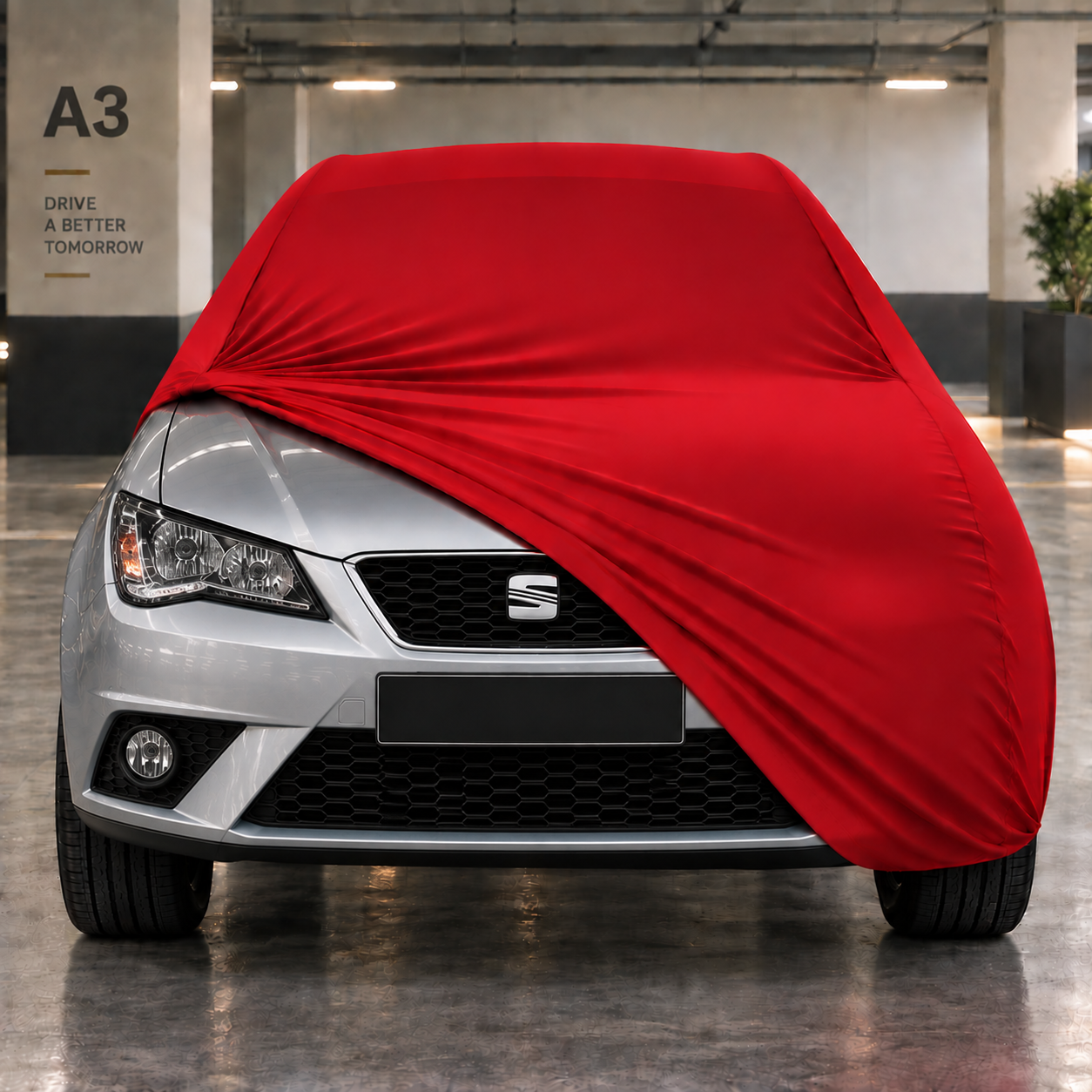 Seat Ibiza 2008-2017 Araba Brandası Yazlık Kumaş Oto Branda – Araca Özel Uyum