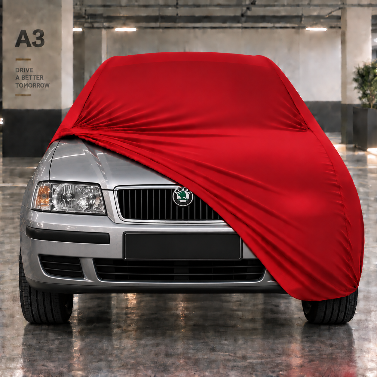 Skoda Fabia 2000-2007 Araba Brandası Yazlık Kumaş Oto Branda – Araca Özel Uyum