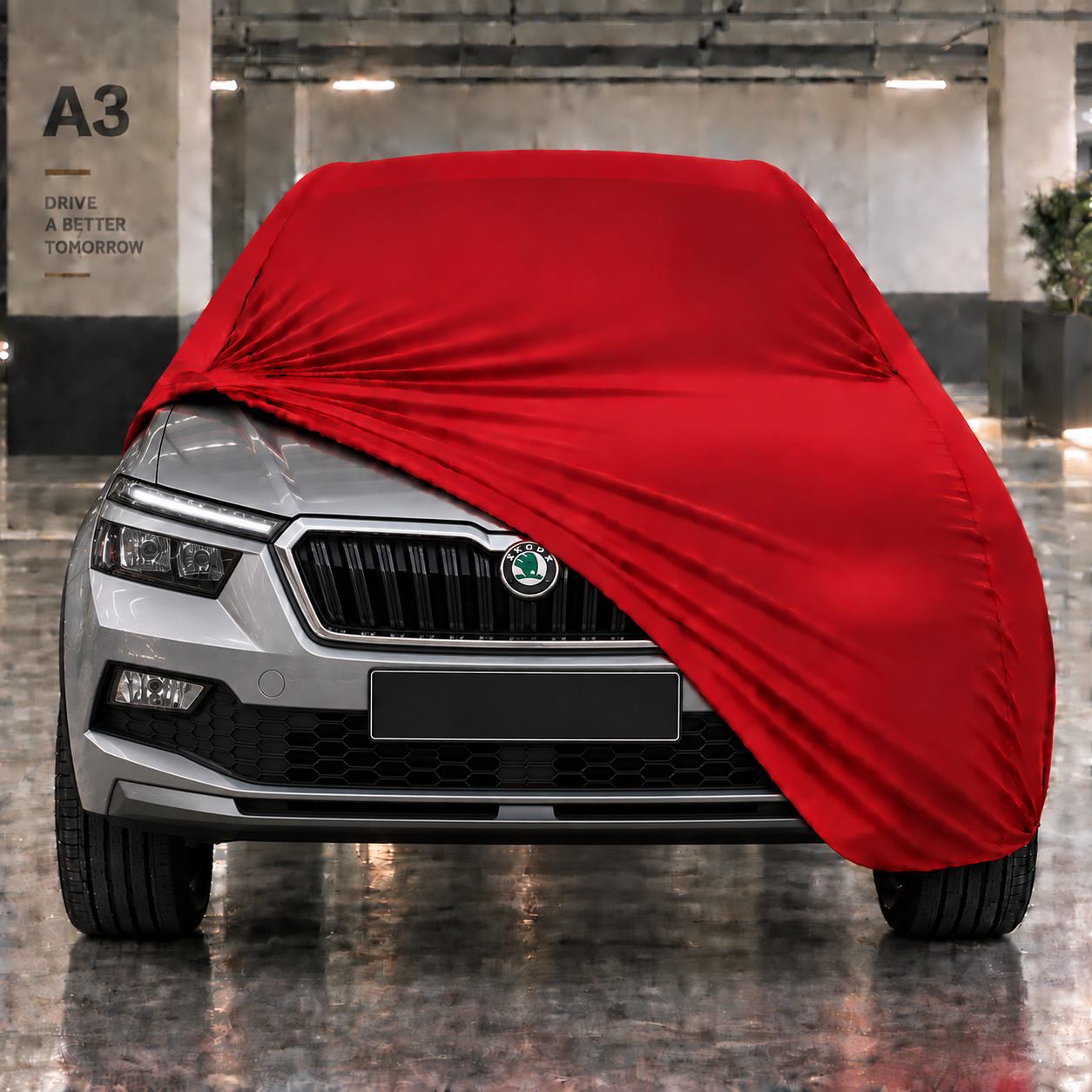Skoda Kamiq 2020-2024 Araba Brandası Yazlık Kumaş Oto Branda – Araca Özel Uyum