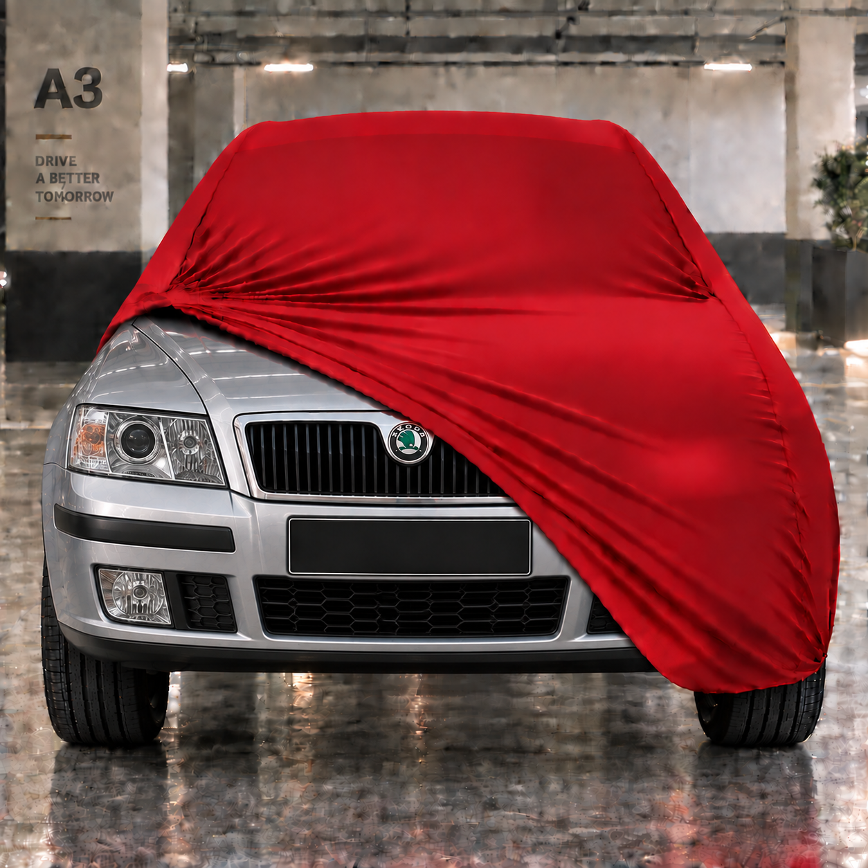 Skoda Octavia 2004-2013 Araba Brandası Yazlık Kumaş Oto Branda – Araca Özel Uyum