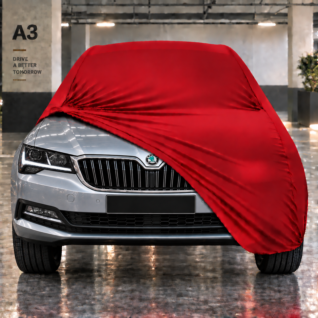 Skoda Superb 2015-2024 Araba Brandası Yazlık Kumaş Oto Branda – Araca Özel Uyum
