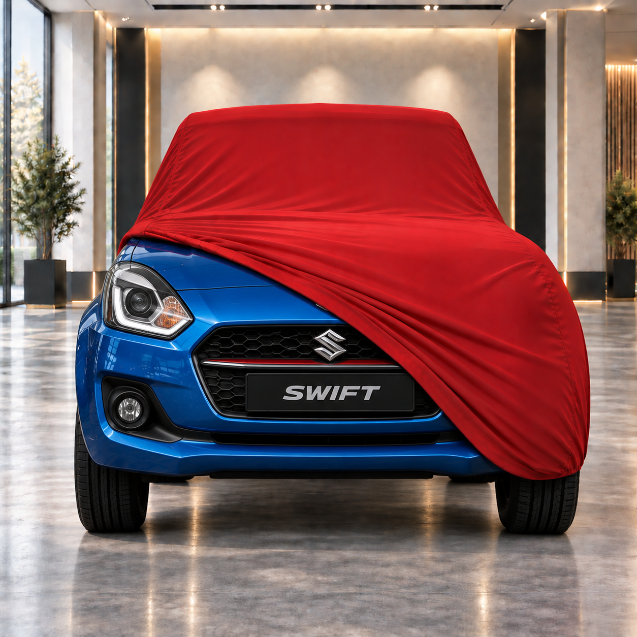 Suzuki Swift 2017-2024 Araba Brandası Yazlık Kumaş Oto Branda – Araca Özel Uyum