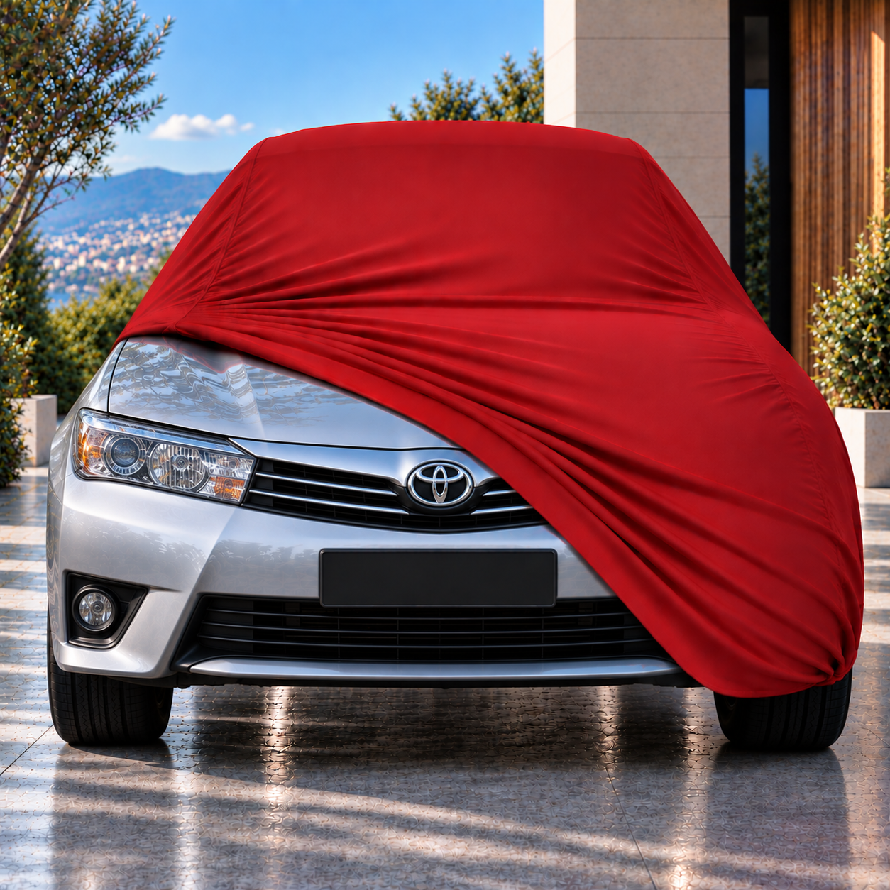 Toyota Corolla Sedan 2013-2019 Araba Brandası Yazlık Kumaş Oto Branda – Araca Özel Uyum
