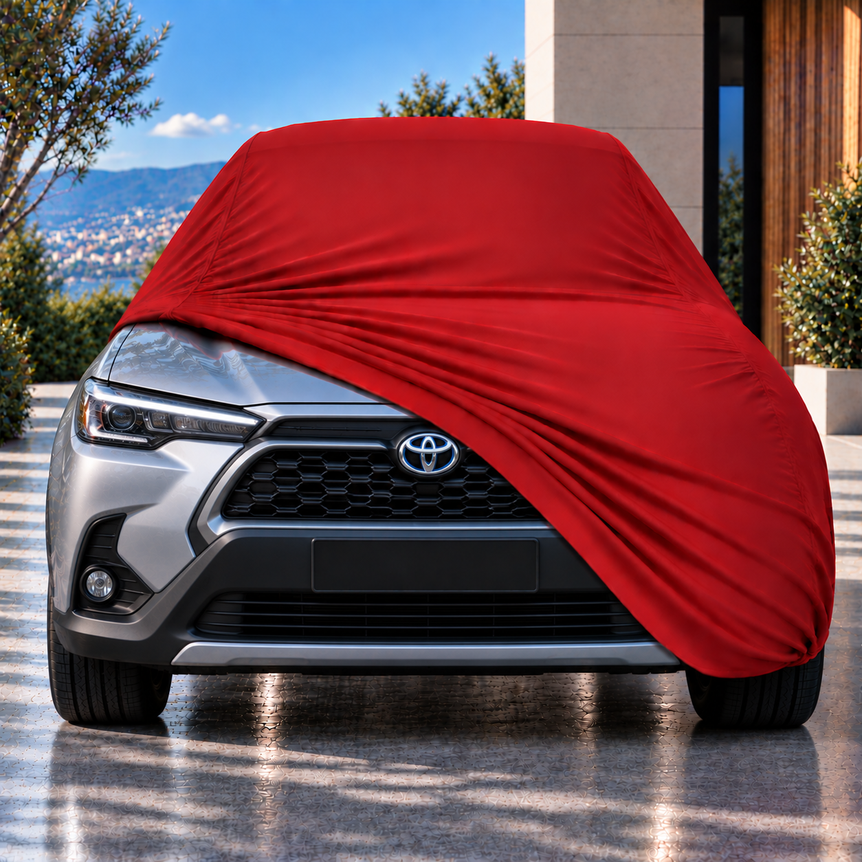Toyota Corolla Cross 2022-2025 Araba Brandası Yazlık Kumaş Oto Branda – Araca Özel Uyum