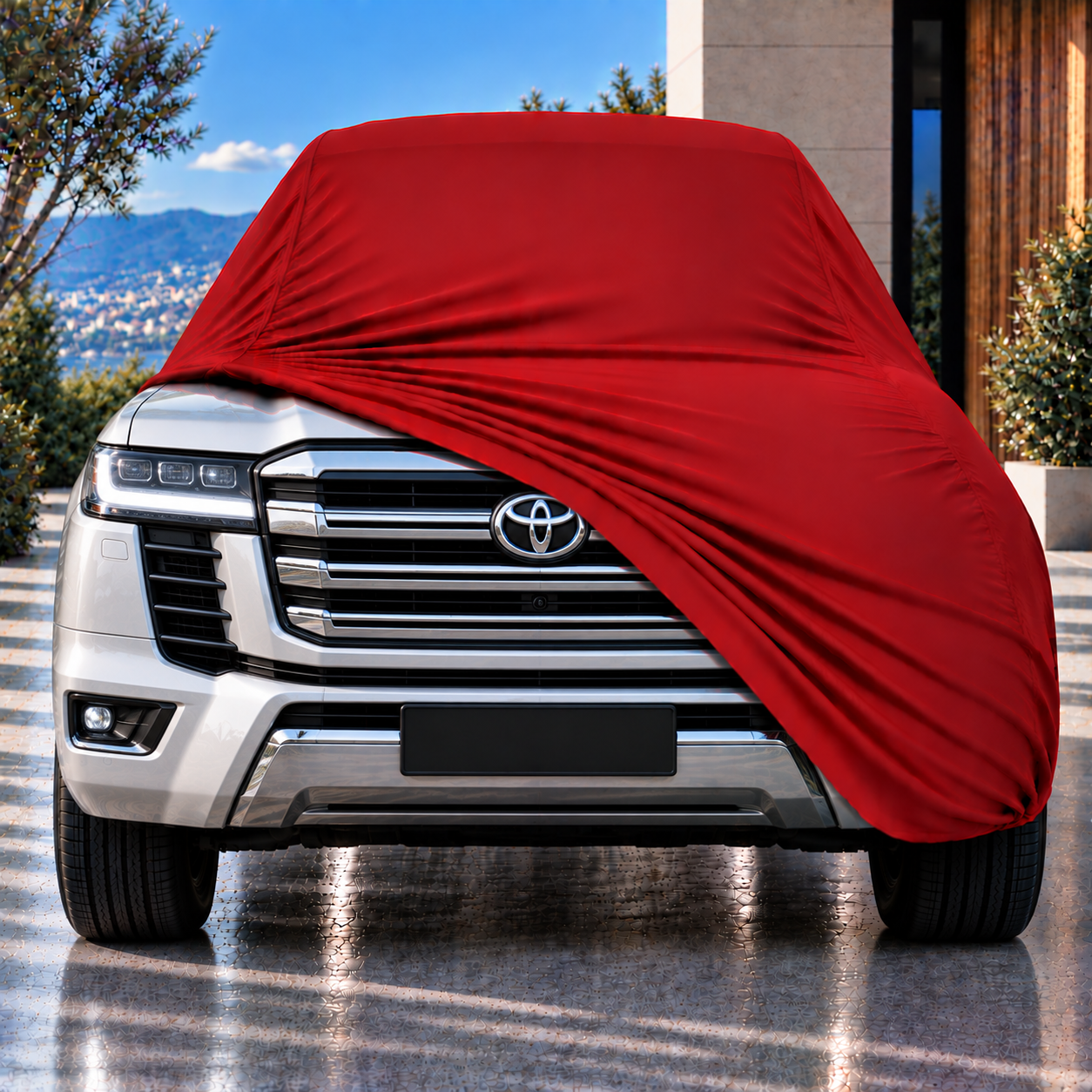 Toyota Land Cruiser J300 2021-Günümüz Araba Brandası Yazlık Kumaş Oto Branda – Araca Özel Uyum