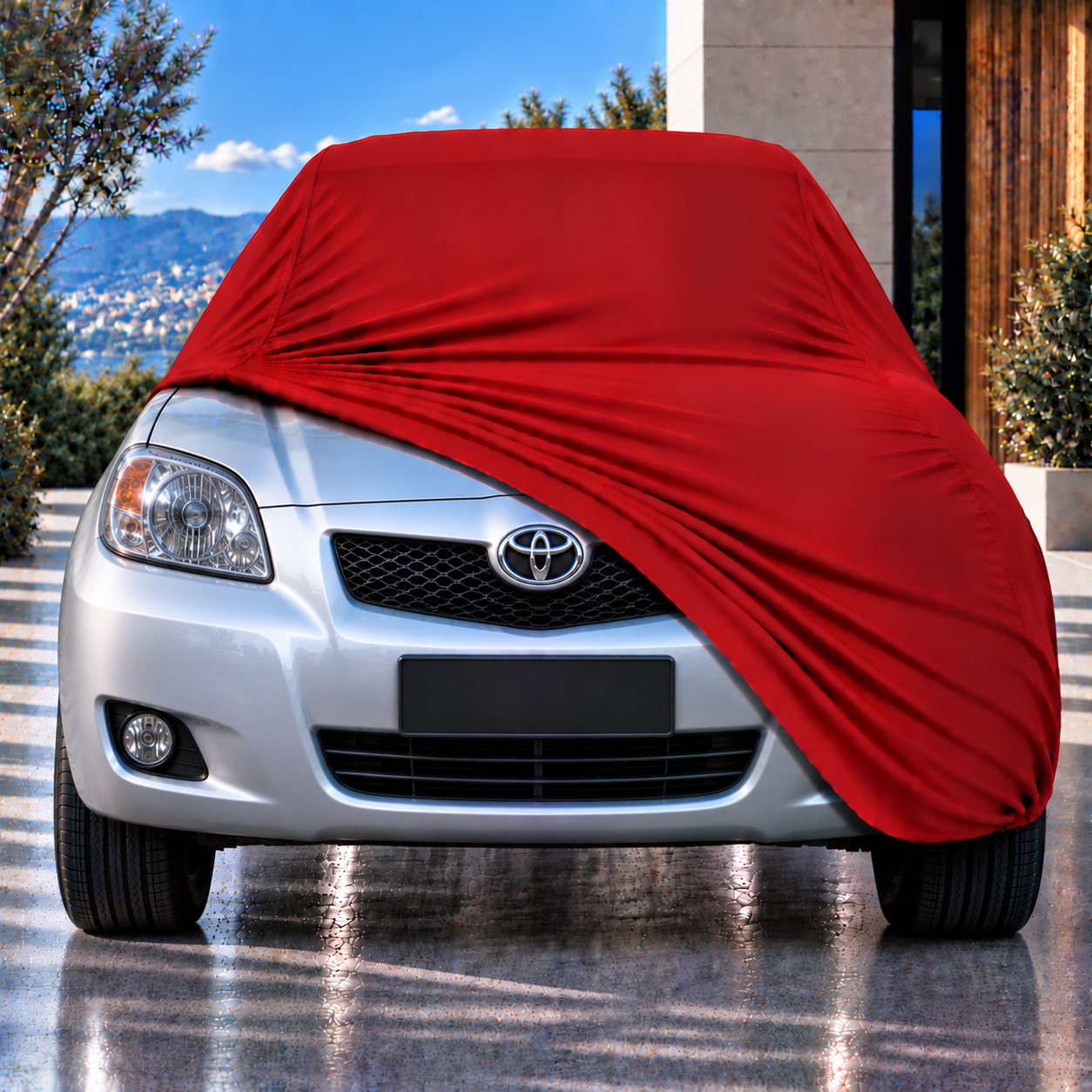Toyota Yaris 2006-2011 Araba Brandası Yazlık Kumaş Oto Branda – Araca Özel Uyum