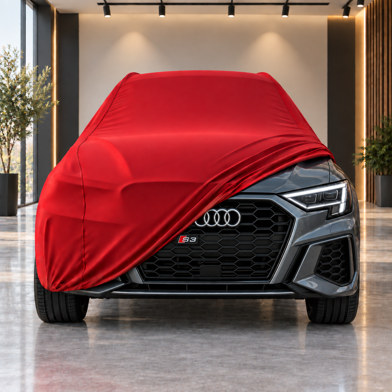 Audi S3 2020-Günümüz Araba Brandası Yazlık Kumaş Oto Branda – Araca Özel Uyum