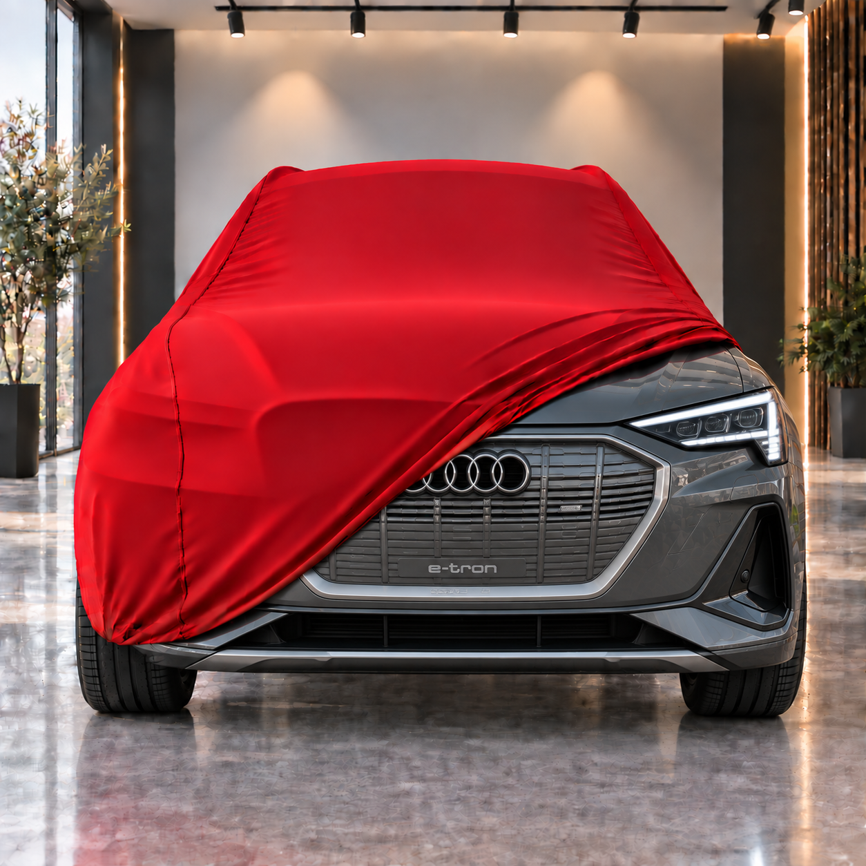 Audi e-tron 2022-2023 Araba Brandası Yazlık Kumaş Oto Branda – Araca Özel Uyum
