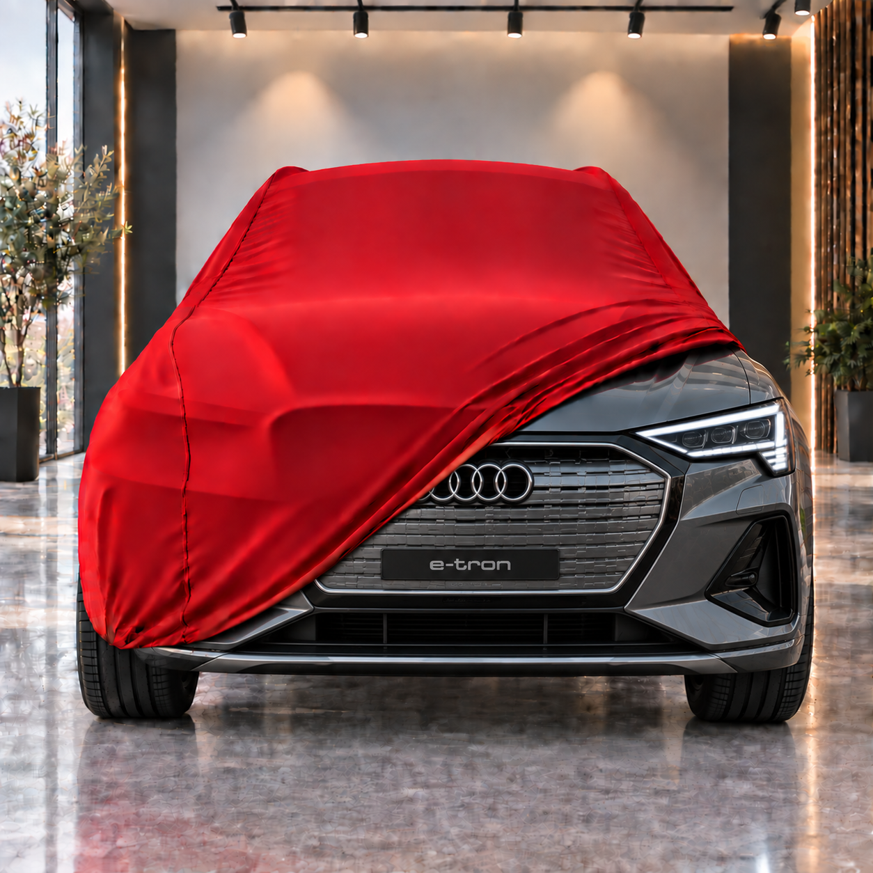 Audi e-tron Sportback 2022-2023 Araba Brandası Yazlık Kumaş Oto Branda – Araca Özel Uyum