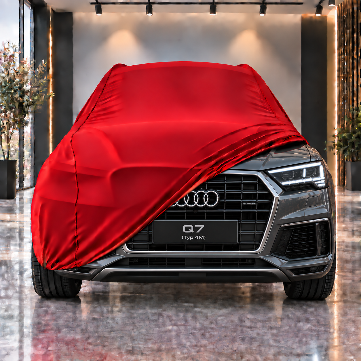 Audi Q7 2015-2026 Araba Brandası Yazlık Kumaş Oto Branda – Araca Özel Uyum