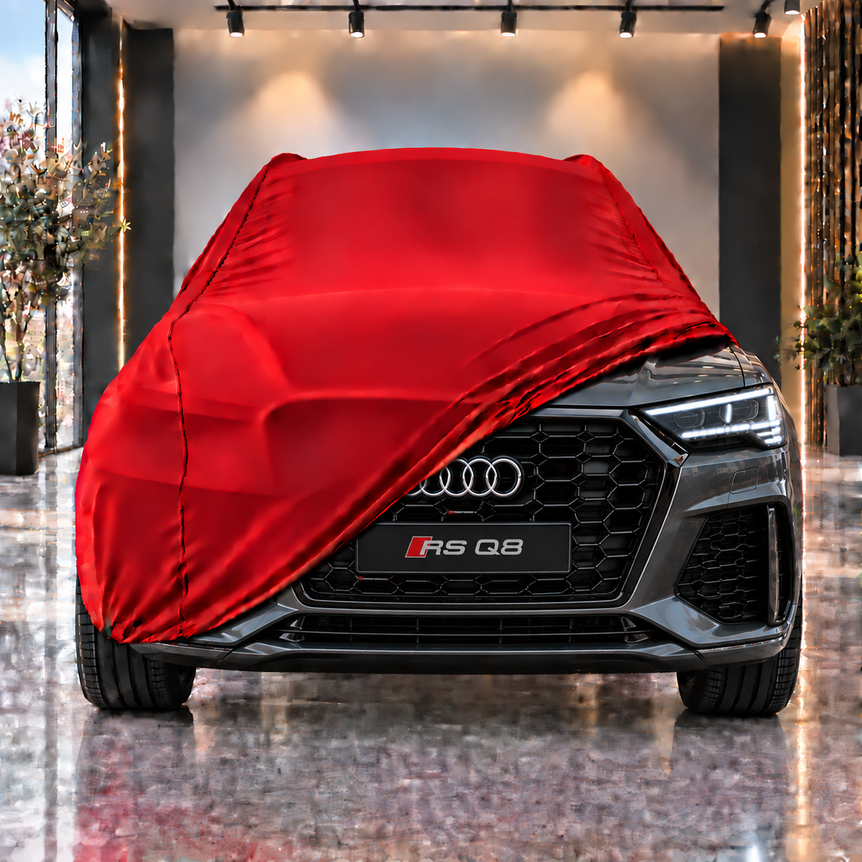 Audi RS Q8 2020-Günümüz Araba Brandası Yazlık Kumaş Oto Branda – Araca Özel Uyum