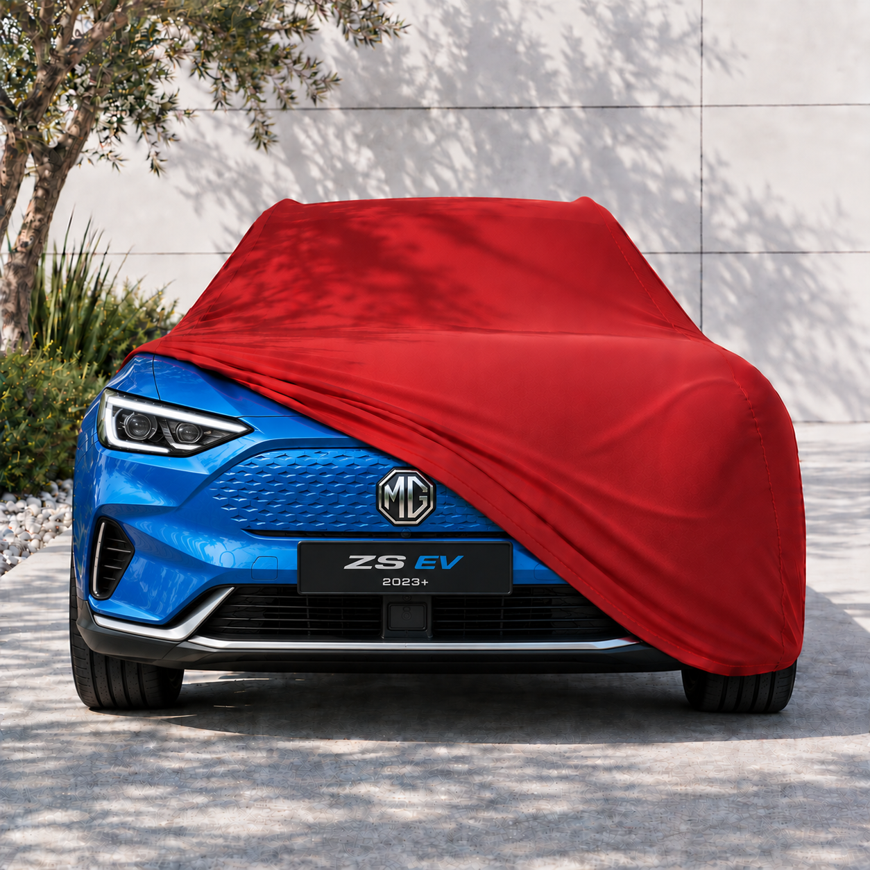 MG ZS EV 2023-Günümüz Araba Brandası Yazlık Kumaş Oto Branda – Araca Özel Uyum