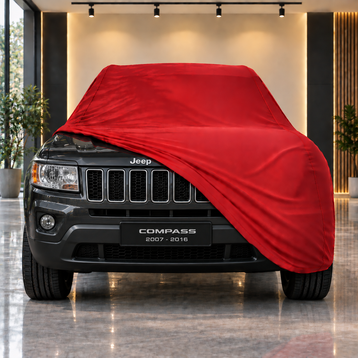 Jeep Compass 2007-2016 Araba Brandası Yazlık Kumaş Oto Branda – Araca Özel Uyum