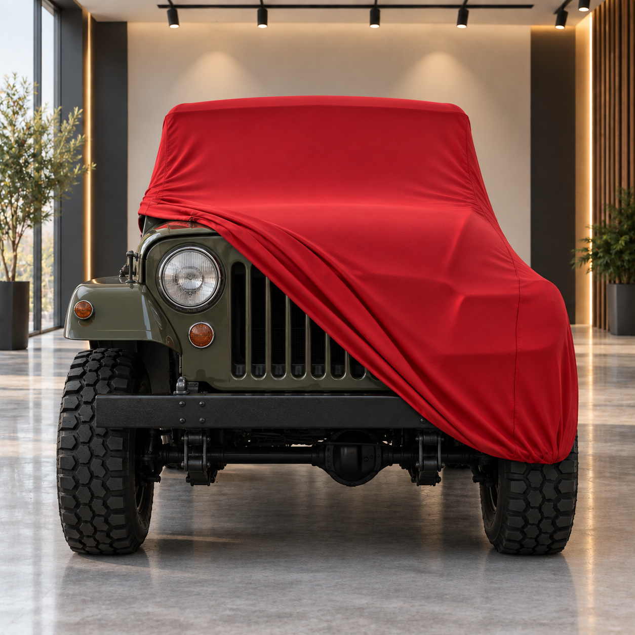 Jeep CJ-3B 1954-1968 Araba Brandası Yazlık Kumaş Oto Branda – Araca Özel Uyum