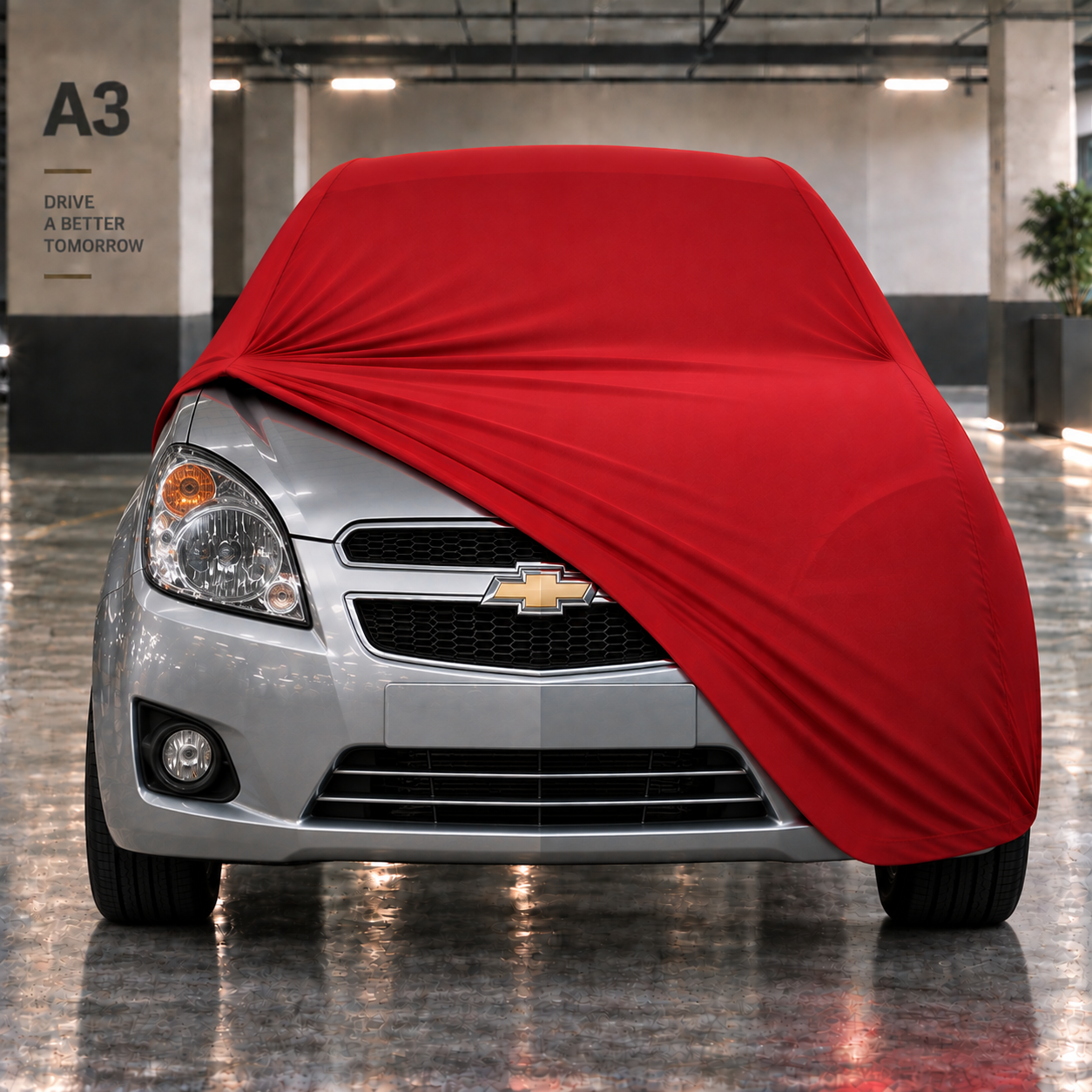 Chevrolet Spark 2005-2010 Araba Brandası Yazlık Kumaş Oto Branda – Araca Özel Uyum