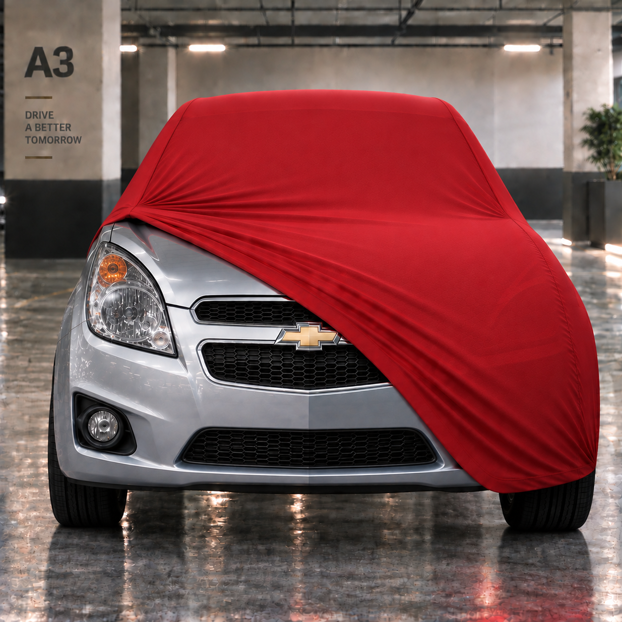 Chevrolet Spark 2010-2014 Araba Brandası Yazlık Kumaş Oto Branda – Araca Özel Uyum